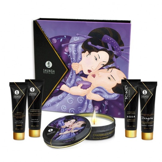 Подарочный набор Geishas secret из 5 предметов - Shunga - купить с доставкой в Нижневартовске