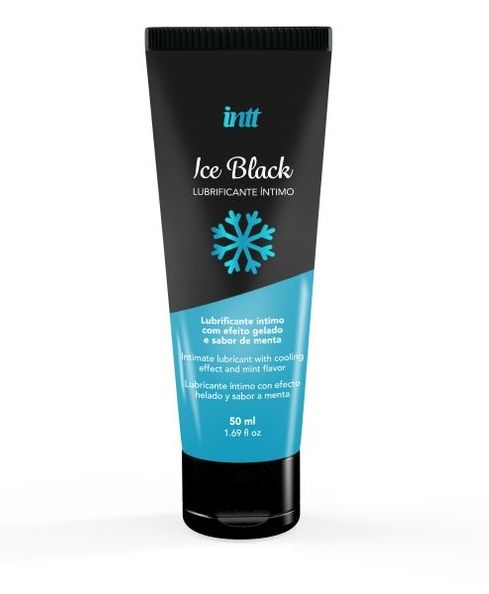 Лубрикант на водной основе Ice Black с ледяным эффектом - 50 мл. - INTT - купить с доставкой в Нижневартовске Лубрикант на водной основе Ice Black с ледяным эффектом - 50 мл. - INTT - купить с доставкой в Нижневартовске
