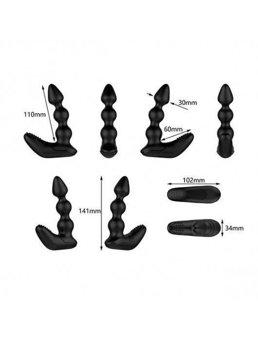 Черный вибростимулятор Nexus Bendz Prostate Edition - 14,1 см. - Nexus Range - в Нижневартовске купить с доставкой