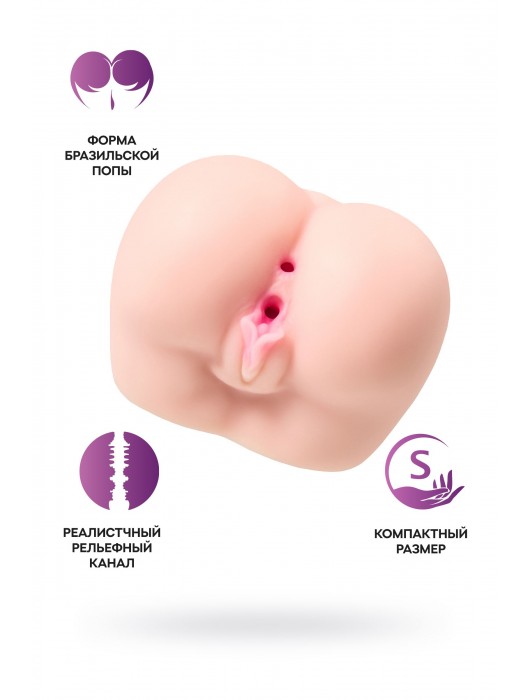 Реалистичный мастурбатор Paula с 2 любовными тоннелями - ToyFa - в Нижневартовске купить с доставкой