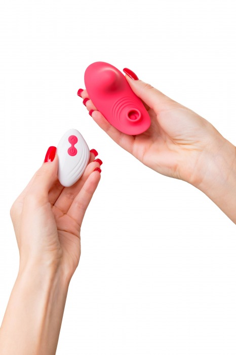 Розовый вибровкладыш в трусики с вакуум-волновой стимуляцией Xiari - JOS в Нижневартовске Розовый вибровкладыш в трусики с вакуум-волновой стимуляцией Xiari - JOS