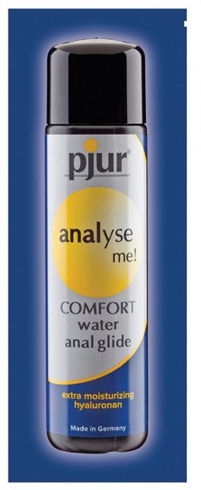 Анальный лубрикант pjur ANALYSE ME Comfort Water Anal Glide - 2 мл. - Pjur - купить с доставкой в Нижневартовске