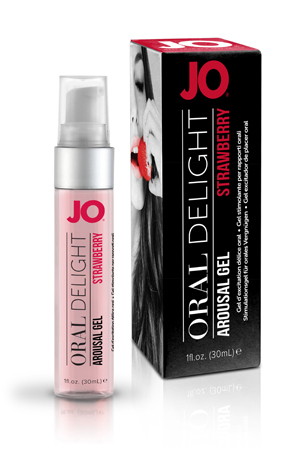 Клубничный лубрикант для оральных ласк Oral Delight Strawberry Sensation - 30 мл. - System JO - купить с доставкой в Нижневартовске