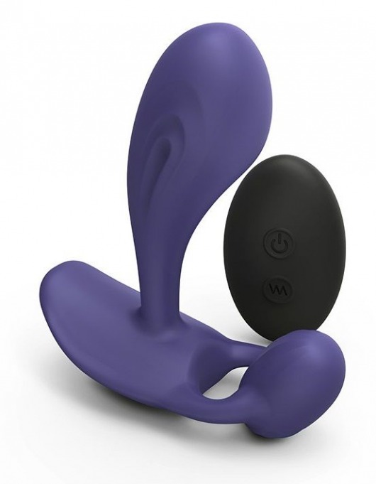 Темно-синий вибромассажер Witty P G Vibrator with Remote Control - Love to Love - в Нижневартовске купить с доставкой