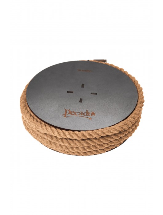 Джутовая веревка для шибари на катушке - 10 м. - Pecado - купить с доставкой в Нижневартовске