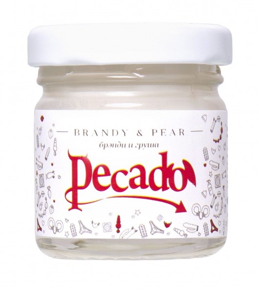 Массажная свеча Brandy   Pear - 35 мл. - Pecado - купить с доставкой в Нижневартовске