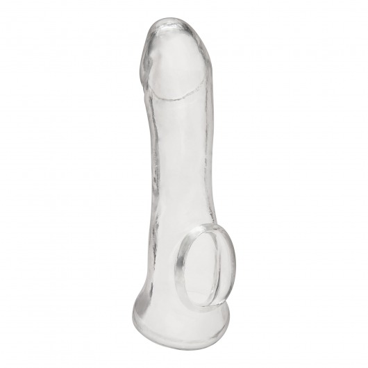 Прозрачная насадка на пенис Transparent Penis Enhancing Sleeve Extension - 15,9 см. - BlueLine - в Нижневартовске купить с доставкой