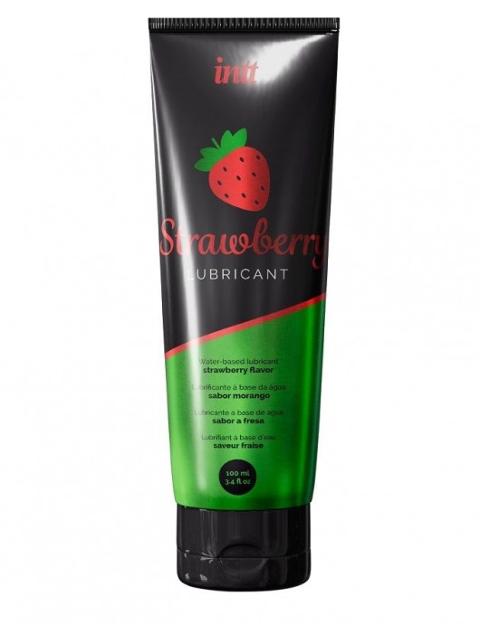 Смазка на водной основе с ароматом клубники Strawberry Lubricant - 100 мл. - INTT - купить с доставкой в Нижневартовске