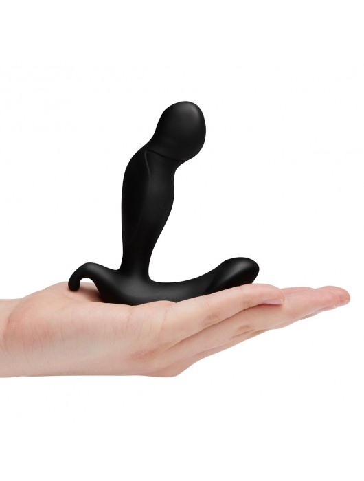 Черный анальный стимулятор с вращением и вибрацией 360 Plug - 13 см. - b-Vibe - в Нижневартовске купить с доставкой