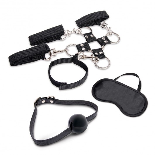 Набор для фиксации из 7 предметов Hogtie   Ball Gag Kit - Lux Fetish - купить с доставкой в Нижневартовске