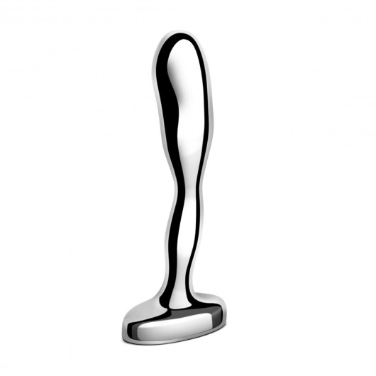 Стальной стимулятор простаты Stainless Steel Prostate Plug - 11,5 см. - b-Vibe - в Нижневартовске купить с доставкой