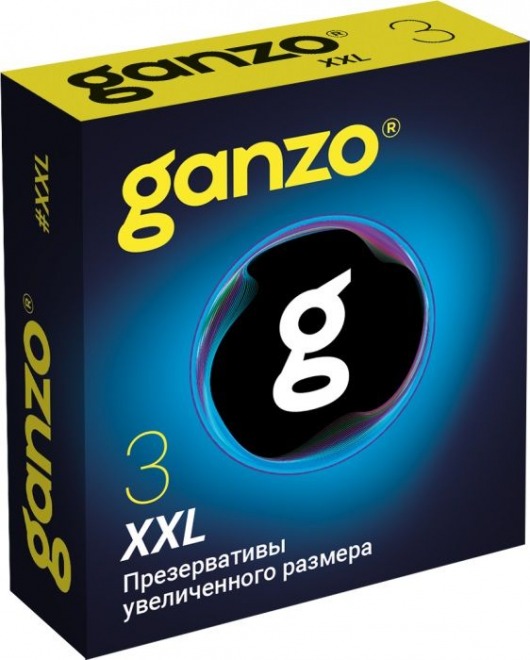 Презервативы увеличенного размера Ganzo XXL - 3 шт. - Ganzo - купить с доставкой в Нижневартовске