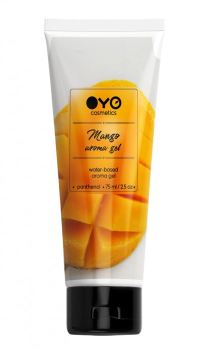 Лубрикант на водной основе OYO Aroma Gel Mango с ароматом манго - 75 мл. - OYO - купить с доставкой в Нижневартовске