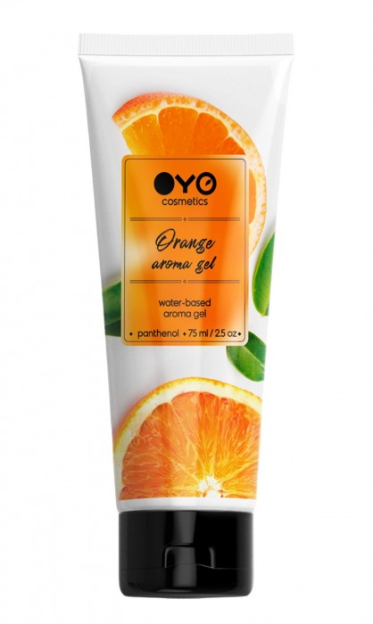 Лубрикант на водной основе OYO Aroma Gel Orange с ароматом апельсина - 75 мл. - OYO - купить с доставкой в Нижневартовске