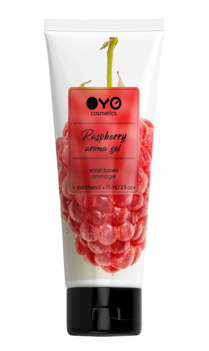 Лубрикант на водной основе OYO Aroma Gel Raspberry с ароматом малины - 75 мл. - OYO - купить с доставкой в Нижневартовске