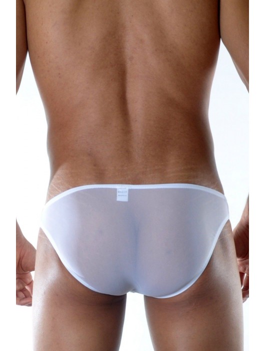 Белые полупрозрачные трусы-слипы - Don Moris купить с доставкой
