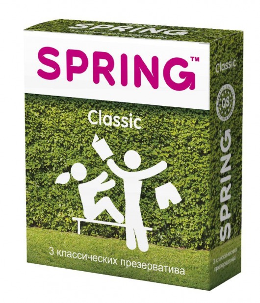 Классические презервативы SPRING CLASSIC - 3 шт. - SPRING - купить с доставкой в Нижневартовске