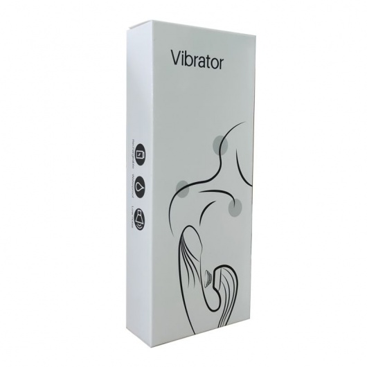 Фиолетовый силиконовый вибратор-кролик с вакуумным клиторальным отростком - 20,5 см. - Secwell