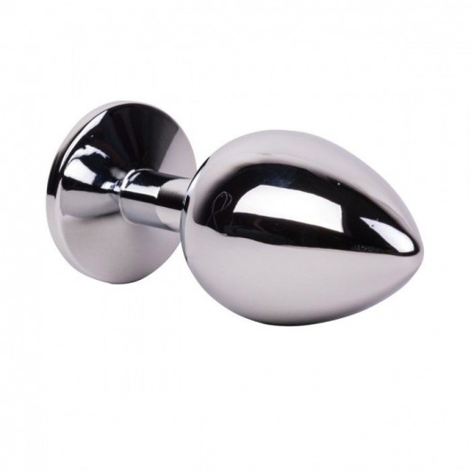 Большой стальной плаг с желтым кристаллом Sweet Lemon - 9,5 см. - Erotic Fantasy - купить с доставкой в Нижневартовске