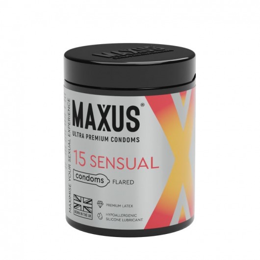 Анатомические презервативы MAXUS Sensual - 15 шт. - Maxus - купить с доставкой в Нижневартовске