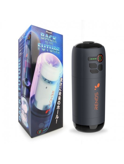 Черный вибромастурбатор Back To The Future - Rends - в Нижневартовске купить с доставкой