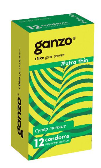 Ультратонкие презервативы Ganzo Ultra thin - 12 шт. - Ganzo - купить с доставкой в Нижневартовске