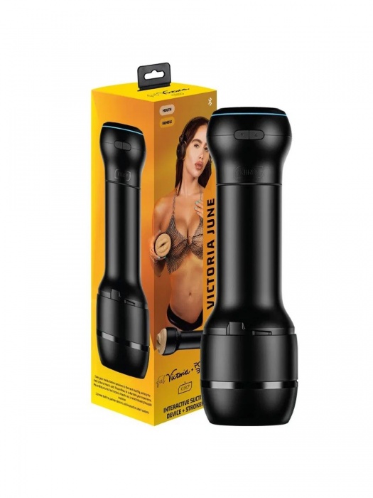 Мастурбатор-ротик с интерактивной насадкой PowerBlow   FeelVictoria Mouth - Kiiroo - в Нижневартовске купить с доставкой