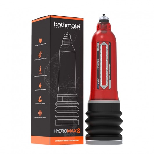 Красная гидропомпа Bathmate HydroMAX8 - Bathmate - в Нижневартовске купить с доставкой