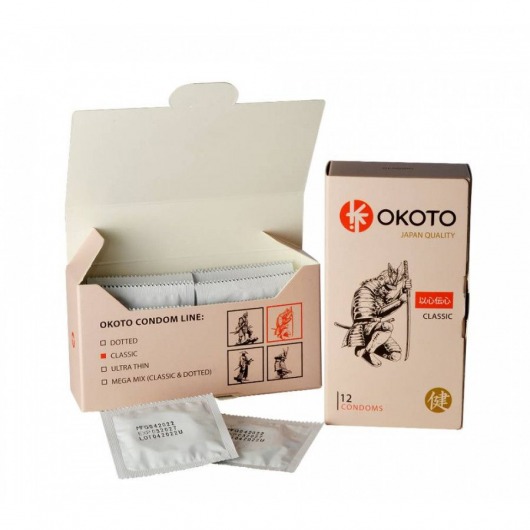 Презервативы OKOTO Classic - 12 шт. - Sitabella - купить с доставкой в Нижневартовске