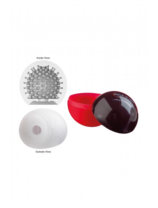 Белый мастурбатор-шар Lucky Ball Type 2 - MALESATION - в Нижневартовске купить с доставкой