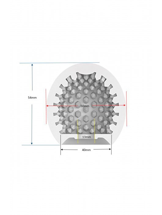 Белый мастурбатор-шар Lucky Ball Type 2 - MALESATION - в Нижневартовске купить с доставкой