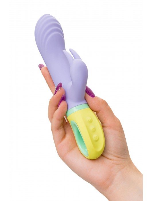 Сиреневый вибратор-кролик Wisteria - 18,5 см. - ToyFa