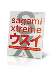 Ультратонкий презерватив Sagami Xtreme SUPERTHIN - 1 шт. - Sagami - купить с доставкой в Нижневартовске