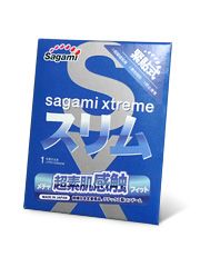 Презерватив Sagami Xtreme FEEL FIT 3D - 1 шт. - Sagami - купить с доставкой в Нижневартовске