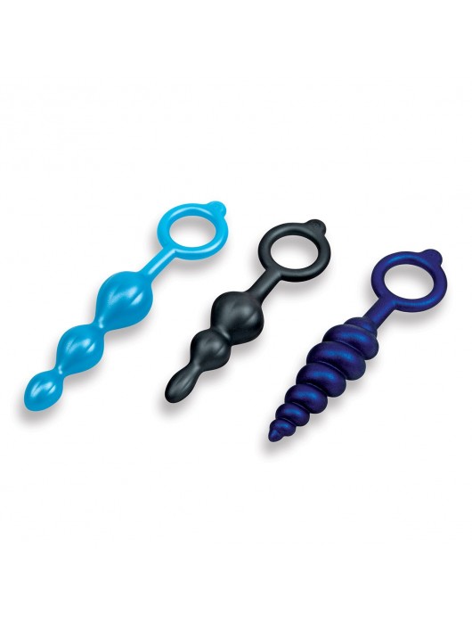 Набор из 3 силиконовых анальных стимуляторов Beaded Butties Bundle - b-Vibe