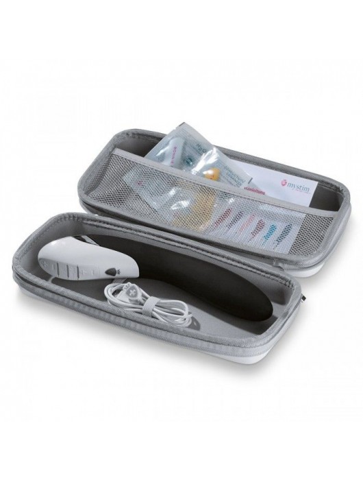 Вибратор с электростимуляцией Sizzling Simon Black Edition - 27 см. - MyStim - купить с доставкой в Нижневартовске