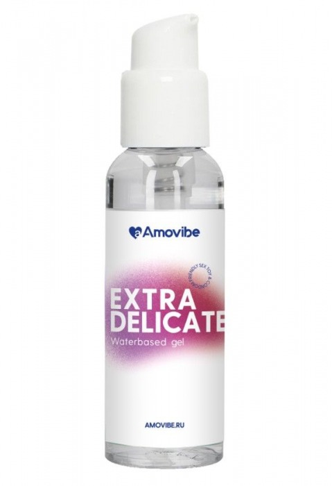 Гель на водной основе Amovibe Extra Delicate - 100 мл. - Amovibe - купить с доставкой в Нижневартовске