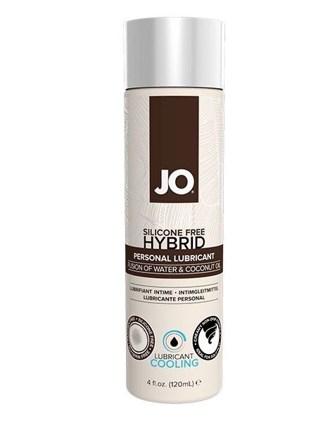 Водно-масляный лубрикант с охлаждающим эффектом JO Silicon free Hybrid Lubricant COOLING - 120 мл. - System JO - купить с доставкой в Нижневартовске