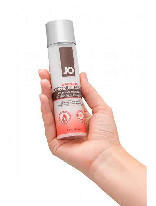 Водно-масляный лубрикант с разогревающим эффектом Hybrid Lubricant WARMING - 120 мл. - System JO - купить с доставкой в Нижневартовске