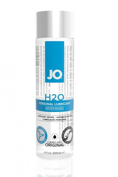 Нейтральный лубрикант на водной основе JO Personal Lubricant H2O - 120 мл. - System JO - купить с доставкой в Нижневартовске