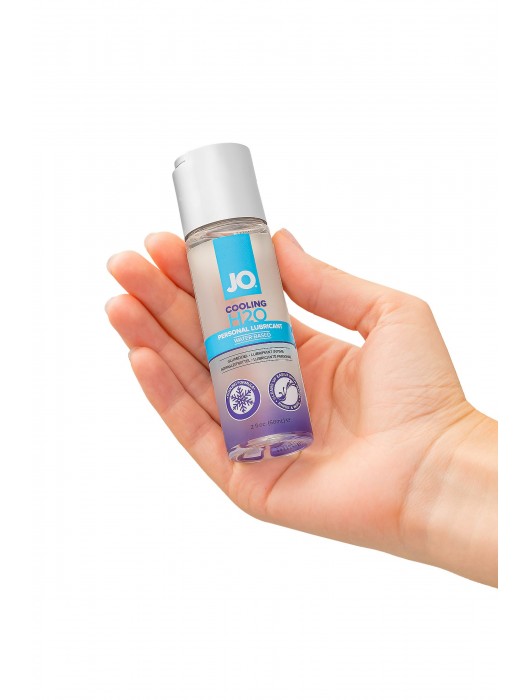 Охлаждающий лубрикант на водной основе JO Personal Lubricant H2O COOLING - 60 мл. - System JO - купить с доставкой в Нижневартовске