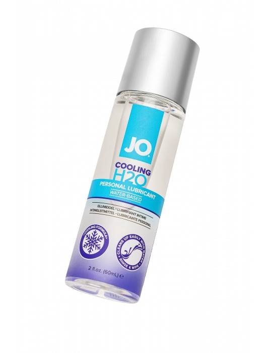 Охлаждающий лубрикант на водной основе JO Personal Lubricant H2O COOLING - 60 мл. - System JO - купить с доставкой в Нижневартовске