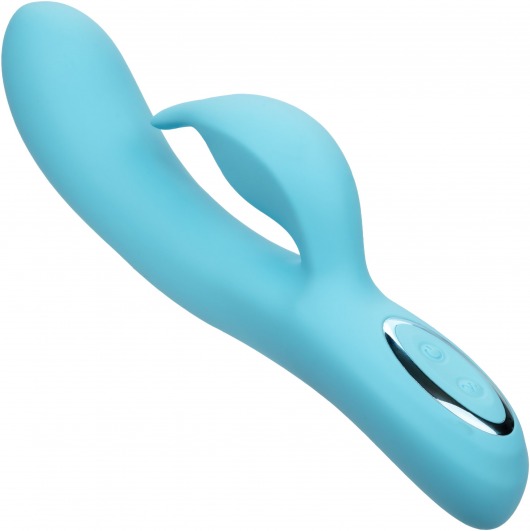 Голубой вибратор-кролик Bunny G - 22,7 см. - California Exotic Novelties