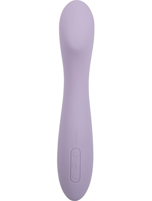 Сиреневый изогнутый вибратор Amy 2 - 17,4 см. - Svakom