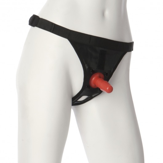 Трусики со штырьком для фиксации насадок Ultra Harness with Plug - Doc Johnson - купить с доставкой в Нижневартовске