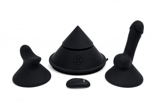 Конусный вибромассажер Cowgirl Cone с 2 насадками - CowGirl - купить с доставкой в Нижневартовске