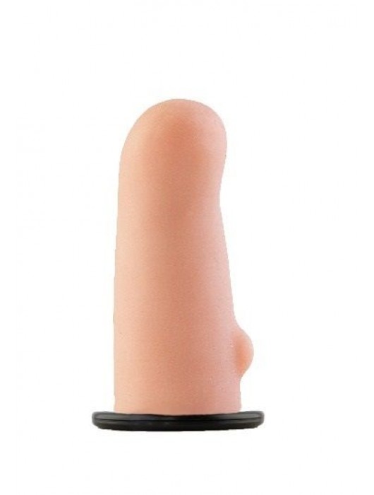 Женский пояс с коннектором и вагинальной пробкой - LOVETOY (А-Полимер) - купить с доставкой в Нижневартовске