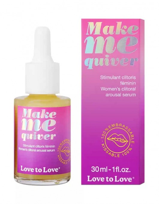 Возбуждающие капли для клитора Make Me Quiver - 30 мл. - Love to Love - купить с доставкой в Нижневартовске