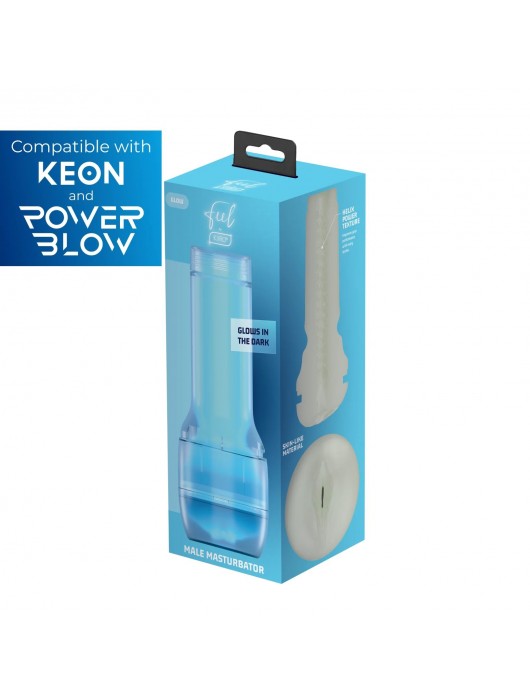 Люминесцентный мастурбатор-вагина FeelGlow Stroker - Kiiroo - в Нижневартовске купить с доставкой