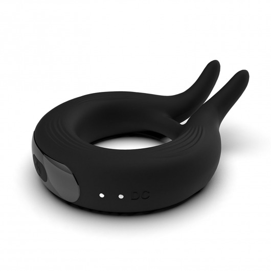 Черное эрекционное кольцо Marry Me Rechargeable Vibrating Cockring - Adrien Lastic - в Нижневартовске купить с доставкой